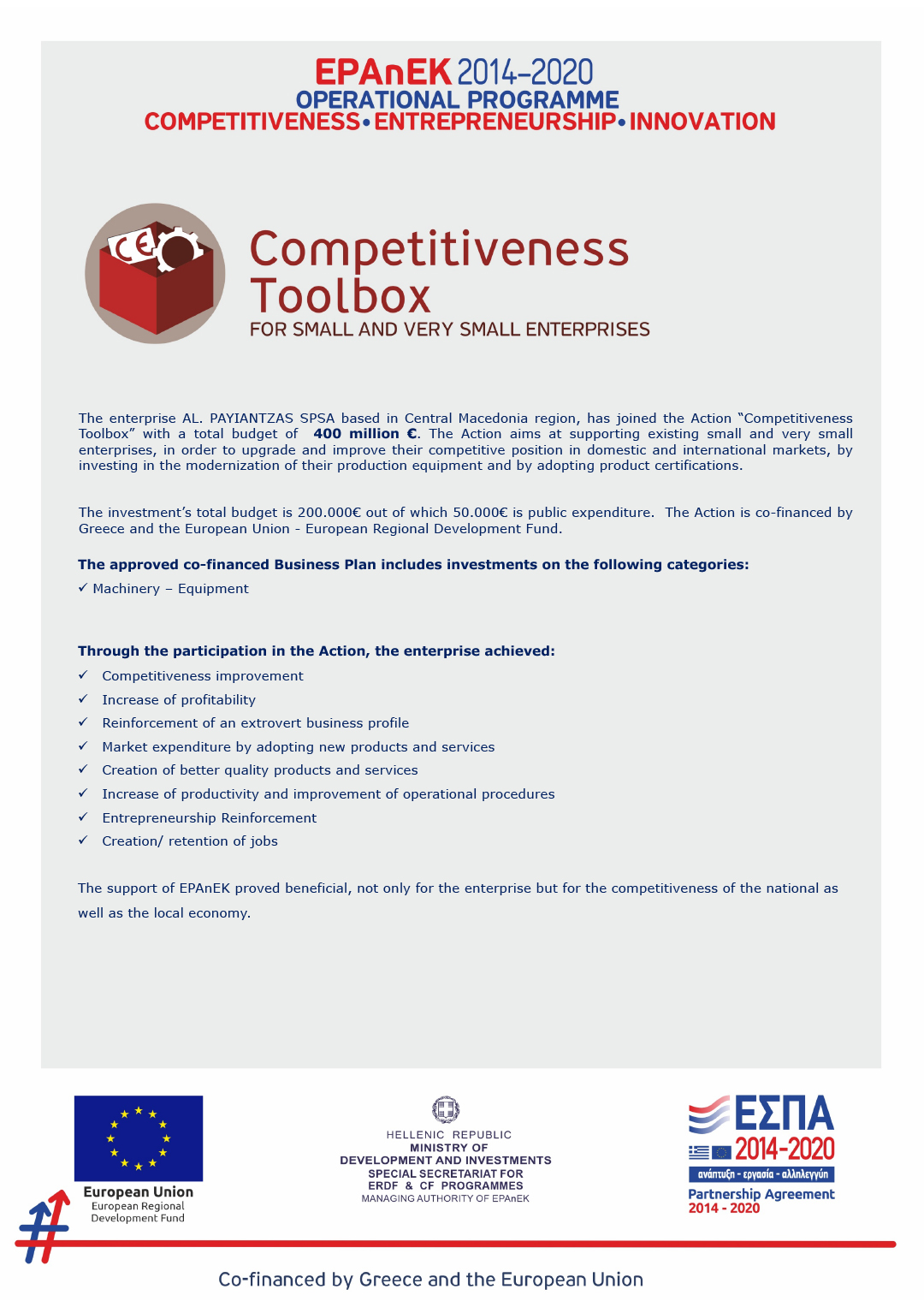 Espa - Competitiveness